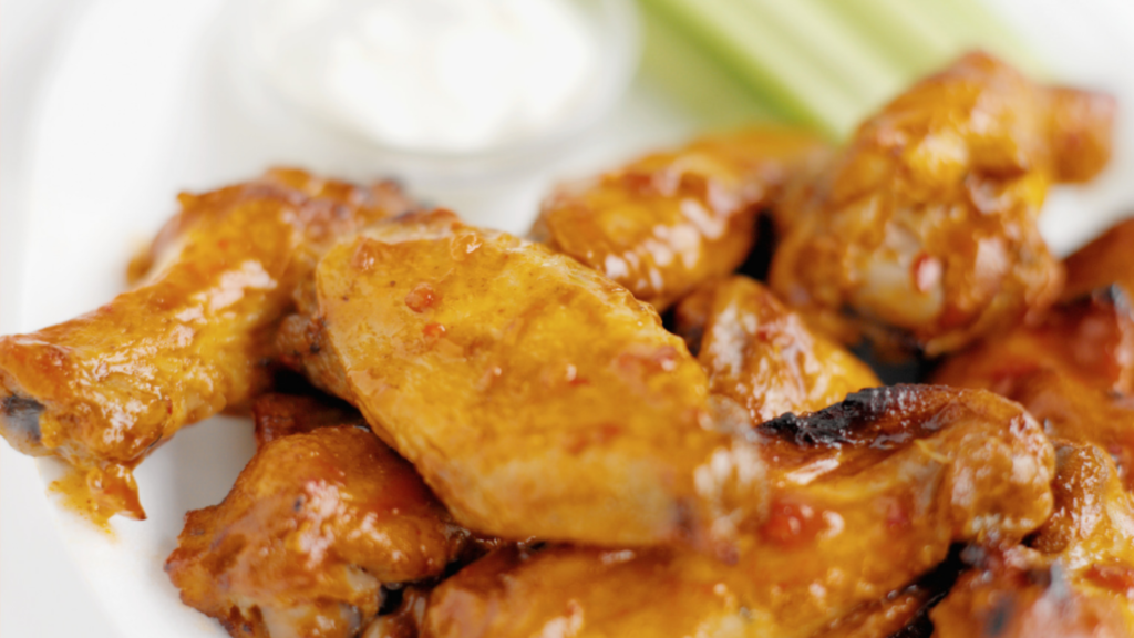 Wings with ranch and celery at The loft - Adam Tobin